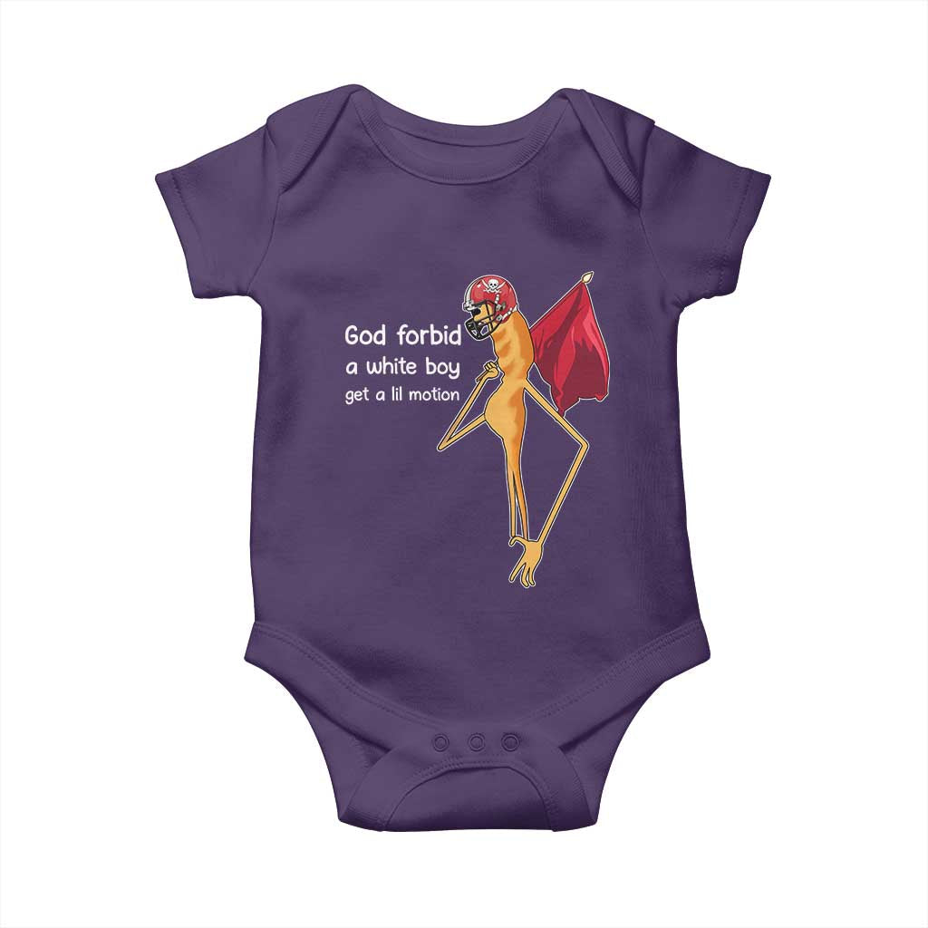 God Forbid A White Boy Get A Lil Motion Baby Onesie Marcus The Worm Robert Meme Cosplay - Wonder Print Shop