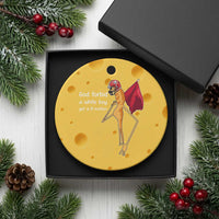 God Forbid A White Boy Get A Lil Motion Ceramic Ornament Marcus The Worm Robert Meme Cosplay - Wonder Print Shop