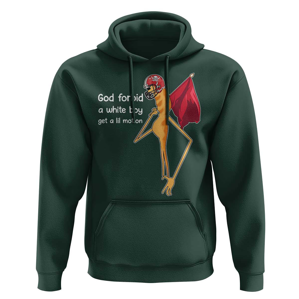 God Forbid A White Boy Get A Lil Motion Hoodie Marcus The Worm Robert Meme Cosplay - Wonder Print Shop