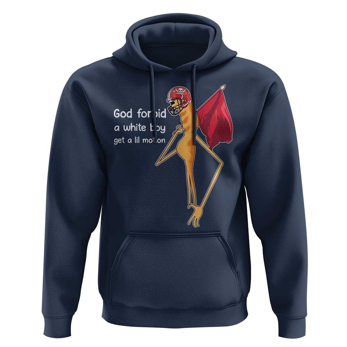 God Forbid A White Boy Get A Lil Motion Hoodie Marcus The Worm Robert Meme Cosplay - Wonder Print Shop