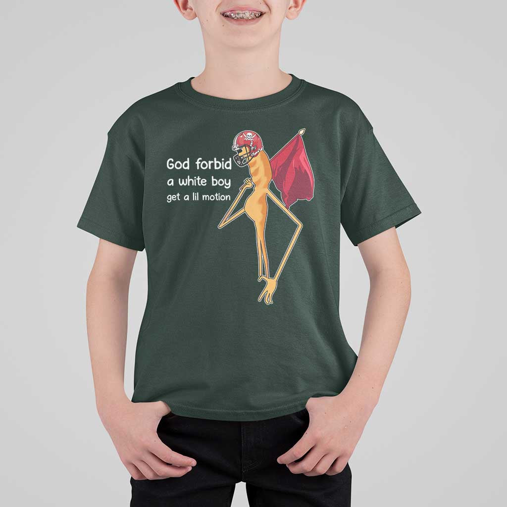 God Forbid A White Boy Get A Lil Motion T Shirt For Kid Marcus The Worm Robert Meme Cosplay - Wonder Print Shop