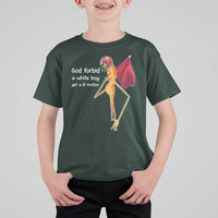 God Forbid A White Boy Get A Lil Motion T Shirt For Kid Marcus The Worm Robert Meme Cosplay - Wonder Print Shop