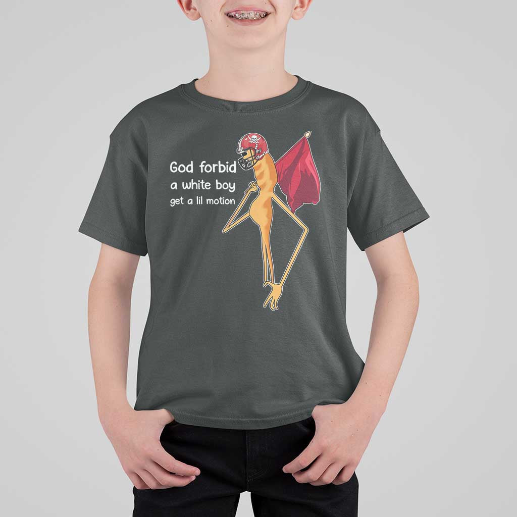God Forbid A White Boy Get A Lil Motion T Shirt For Kid Marcus The Worm Robert Meme Cosplay - Wonder Print Shop