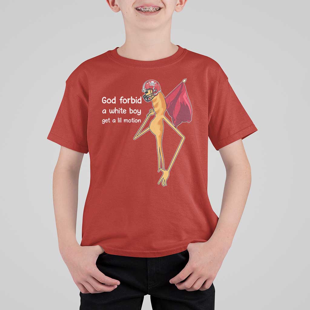 God Forbid A White Boy Get A Lil Motion T Shirt For Kid Marcus The Worm Robert Meme Cosplay - Wonder Print Shop