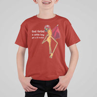 God Forbid A White Boy Get A Lil Motion T Shirt For Kid Marcus The Worm Robert Meme Cosplay - Wonder Print Shop