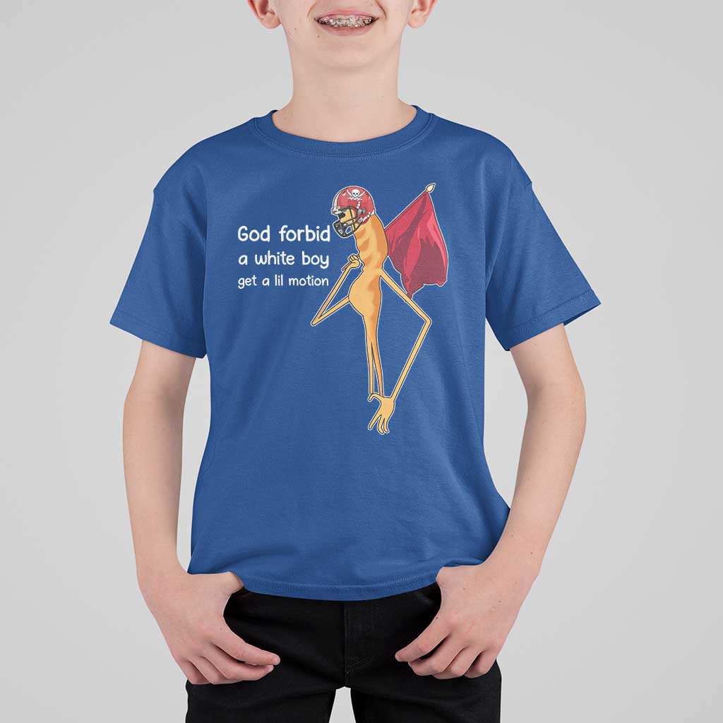 God Forbid A White Boy Get A Lil Motion T Shirt For Kid Marcus The Worm Robert Meme Cosplay - Wonder Print Shop