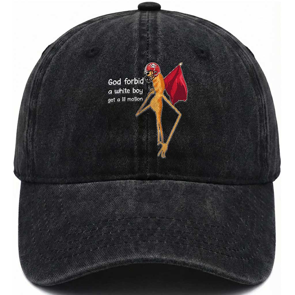 God Forbid A White Boy Get A Lil Motion Washed Cotton Baseball Cap Marcus The Worm Robert Meme Cosplay
