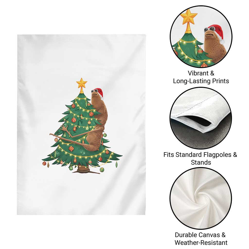 Marcus The Worm Robert Meme Funny Christmas Garden Flag - Wonder Print Shop