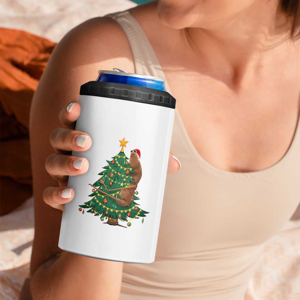 Marcus The Worm Robert Meme Funny Christmas 4 in 1 Can Cooler Tumbler - Wonder Print Shop