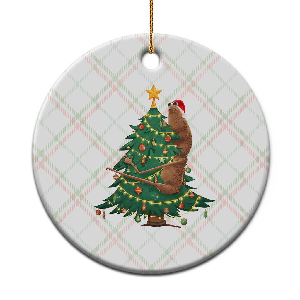 Marcus The Worm Robert Meme Funny Christmas Ceramic Ornament - Wonder Print Shop