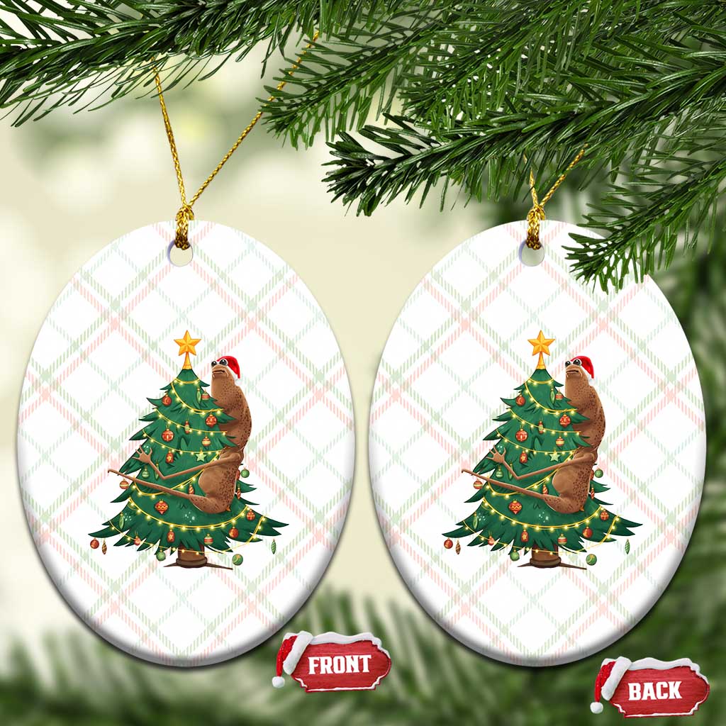 Marcus The Worm Robert Meme Funny Christmas Ceramic Ornament - Wonder Print Shop