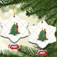 Marcus The Worm Robert Meme Funny Christmas Ceramic Ornament - Wonder Print Shop