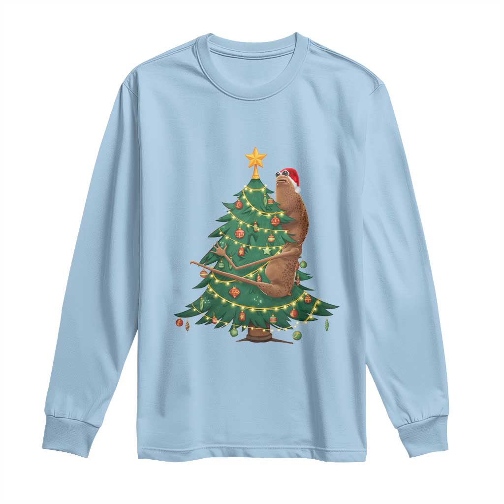 Marcus The Worm Robert Meme Funny Christmas Long Sleeve Shirt - Wonder Print Shop