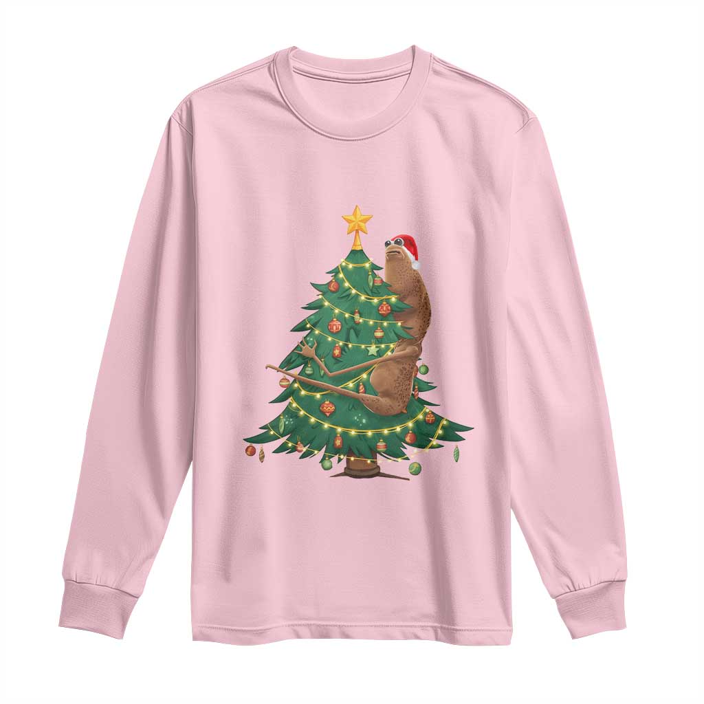 Marcus The Worm Robert Meme Funny Christmas Long Sleeve Shirt - Wonder Print Shop