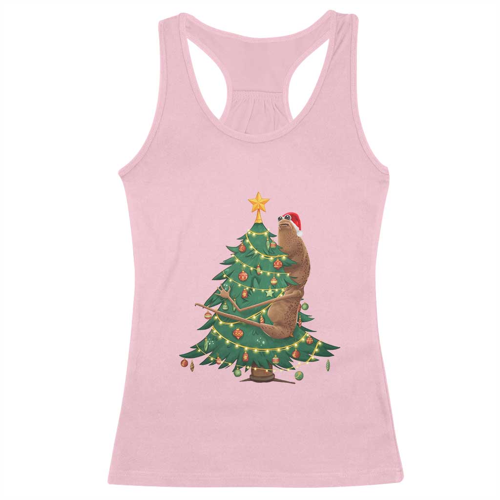 Marcus The Worm Robert Meme Funny Christmas Racerback Tank Top - Wonder Print Shop