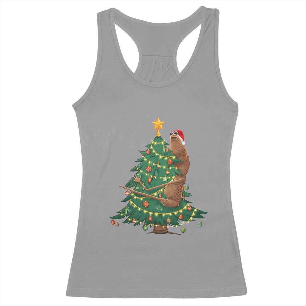 Marcus The Worm Robert Meme Funny Christmas Racerback Tank Top - Wonder Print Shop
