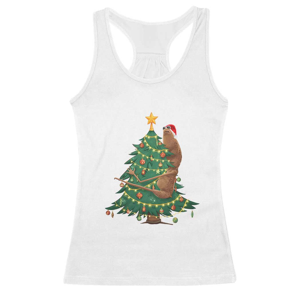 Marcus The Worm Robert Meme Funny Christmas Racerback Tank Top - Wonder Print Shop