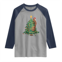 Marcus The Worm Robert Meme Funny Christmas Raglan Shirt - Wonder Print Shop