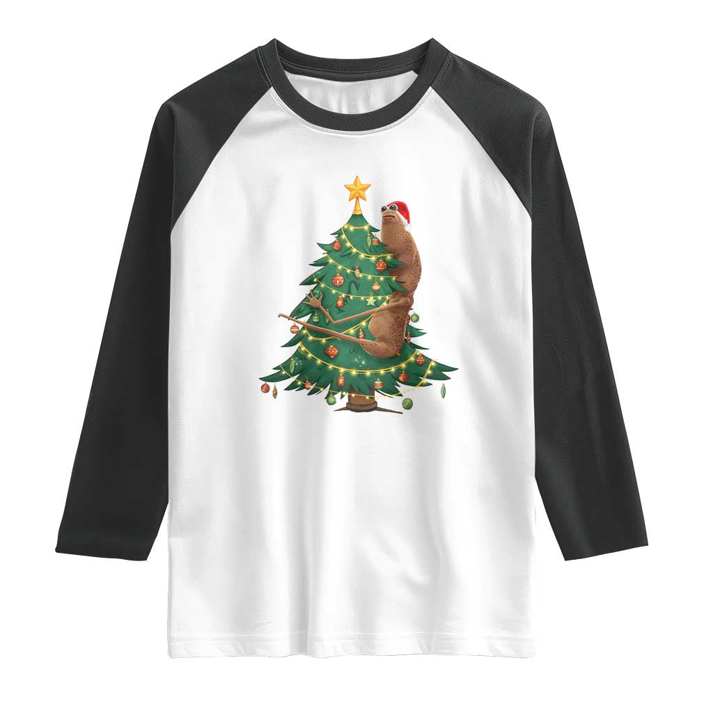 Marcus The Worm Robert Meme Funny Christmas Raglan Shirt - Wonder Print Shop