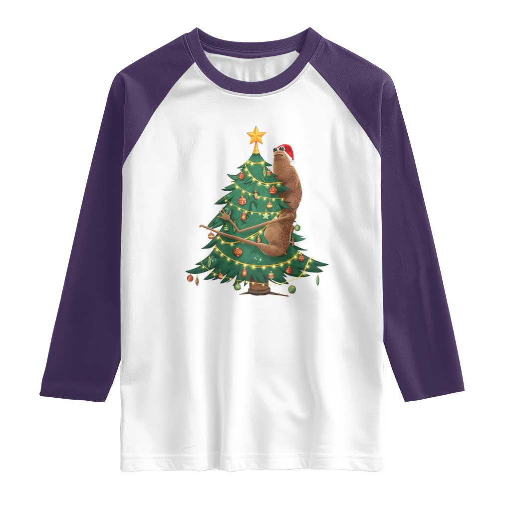 Marcus The Worm Robert Meme Funny Christmas Raglan Shirt - Wonder Print Shop