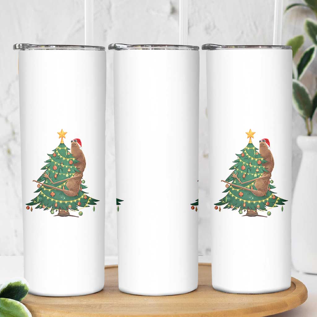 Marcus The Worm Robert Meme Funny Christmas Skinny Tumbler - Wonder Print Shop