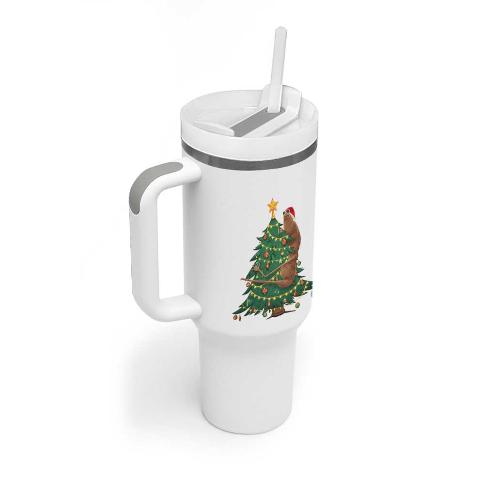 Marcus The Worm Robert Meme Funny Christmas Tumbler With Handle - Wonder Print Shop