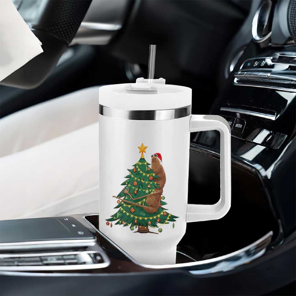 Marcus The Worm Robert Meme Funny Christmas Tumbler With Handle - Wonder Print Shop