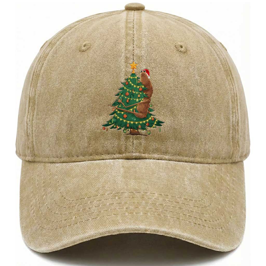 Marcus The Worm Robert Meme Funny Christmas Washed Cotton Baseball Cap