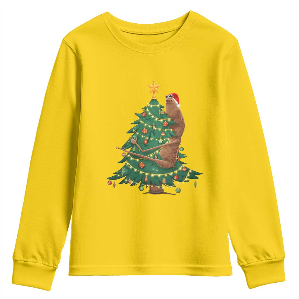 Marcus The Worm Robert Meme Funny Christmas Youth Sweatshirt - Wonder Print Shop
