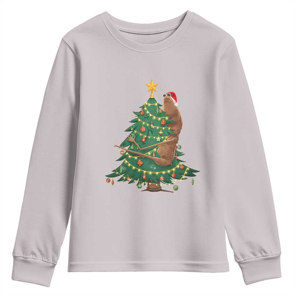 Marcus The Worm Robert Meme Funny Christmas Youth Sweatshirt - Wonder Print Shop