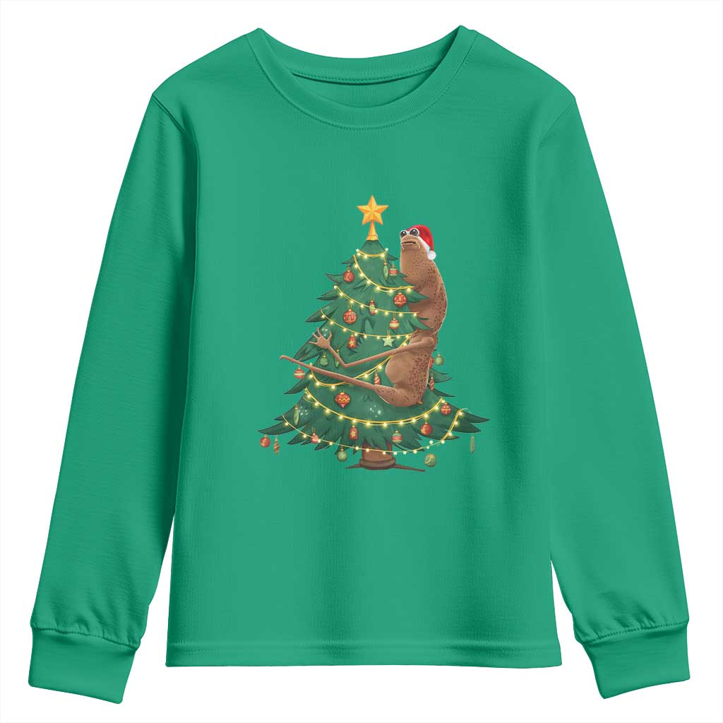 Marcus The Worm Robert Meme Funny Christmas Youth Sweatshirt - Wonder Print Shop