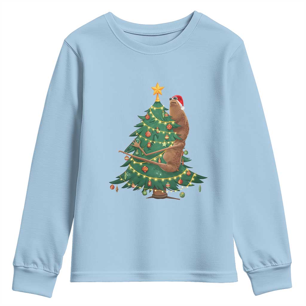 Marcus The Worm Robert Meme Funny Christmas Youth Sweatshirt - Wonder Print Shop
