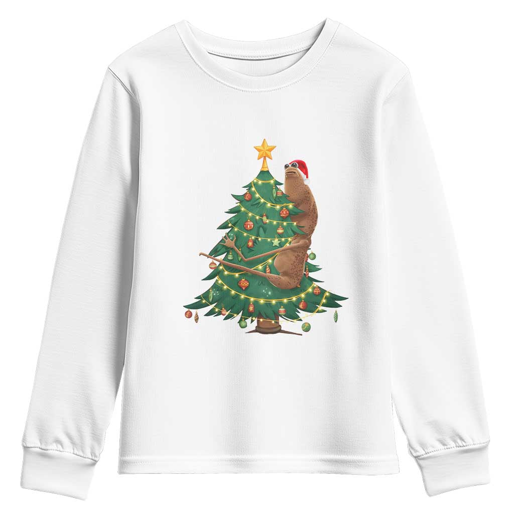 Marcus The Worm Robert Meme Funny Christmas Youth Sweatshirt - Wonder Print Shop