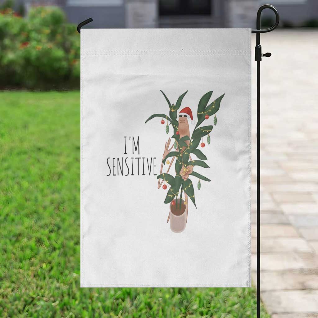 Marcus The Worm Robert Christmas Meme Garden Flag I Am Sensitive - Wonder Print Shop