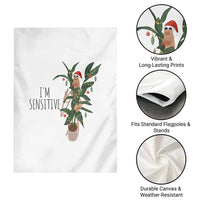 Marcus The Worm Robert Christmas Meme Garden Flag I Am Sensitive - Wonder Print Shop