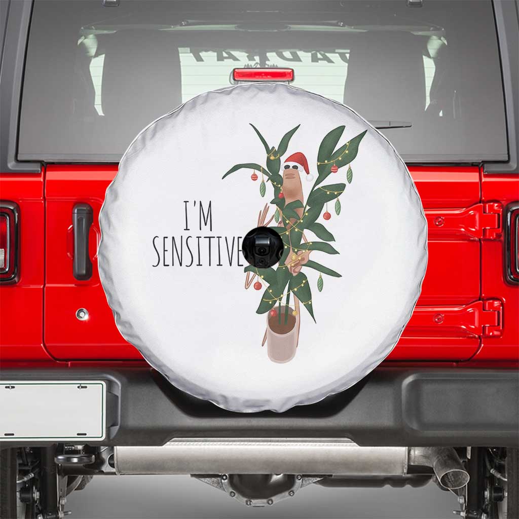 Marcus The Worm Robert Christmas Meme Spare Tire Cover I Am Sensitive - Wonder Print Shop