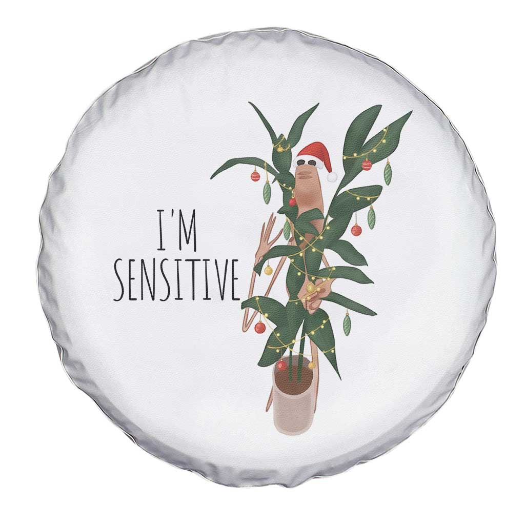 Marcus The Worm Robert Christmas Meme Spare Tire Cover I Am Sensitive - Wonder Print Shop