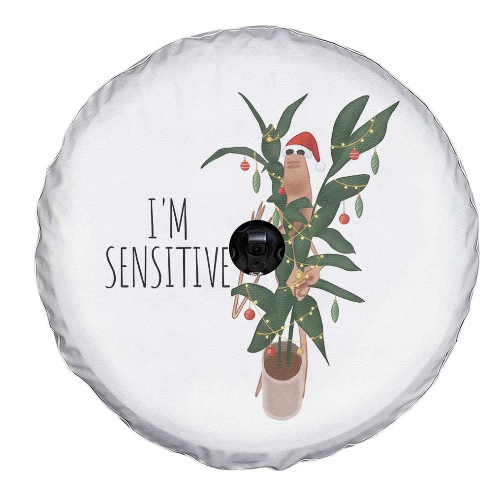 Marcus The Worm Robert Christmas Meme Spare Tire Cover I Am Sensitive - Wonder Print Shop