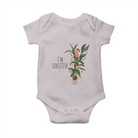 Marcus The Worm Robert Christmas Meme Baby Onesie I Am Sensitive - Wonder Print Shop