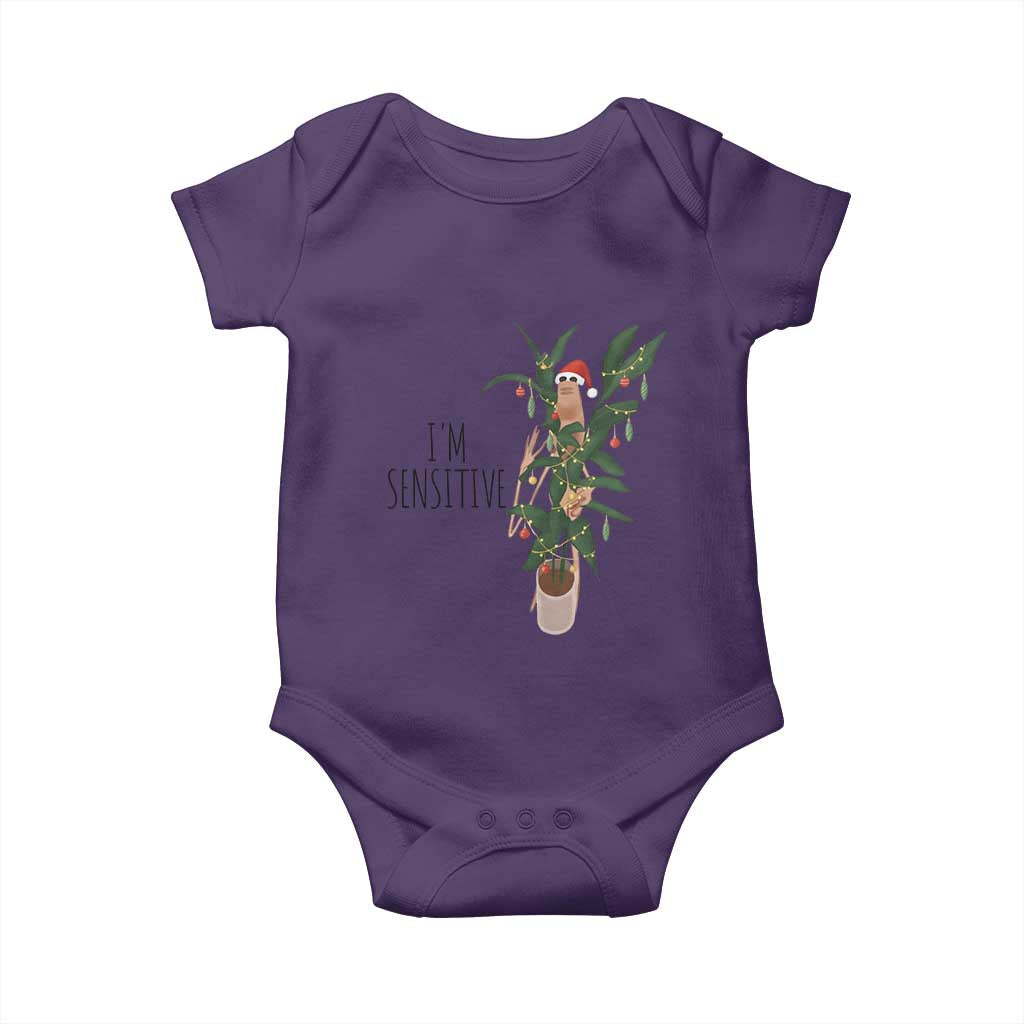 Marcus The Worm Robert Christmas Meme Baby Onesie I Am Sensitive - Wonder Print Shop