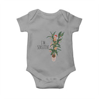 Marcus The Worm Robert Christmas Meme Baby Onesie I Am Sensitive - Wonder Print Shop