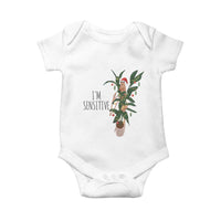 Marcus The Worm Robert Christmas Meme Baby Onesie I Am Sensitive - Wonder Print Shop