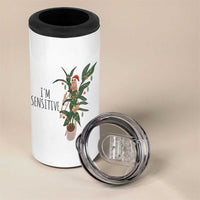 Marcus The Worm Robert Christmas Meme 4 in 1 Can Cooler Tumbler I Am Sensitive - Wonder Print Shop