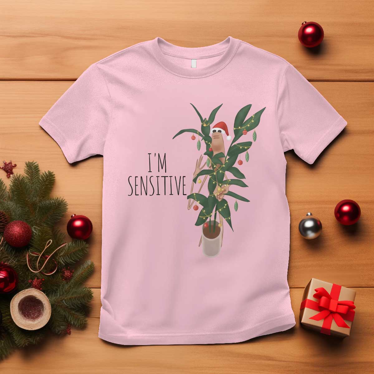 Marcus The Worm Robert Christmas Meme T Shirt I Am Sensitive - Wonder Print Shop