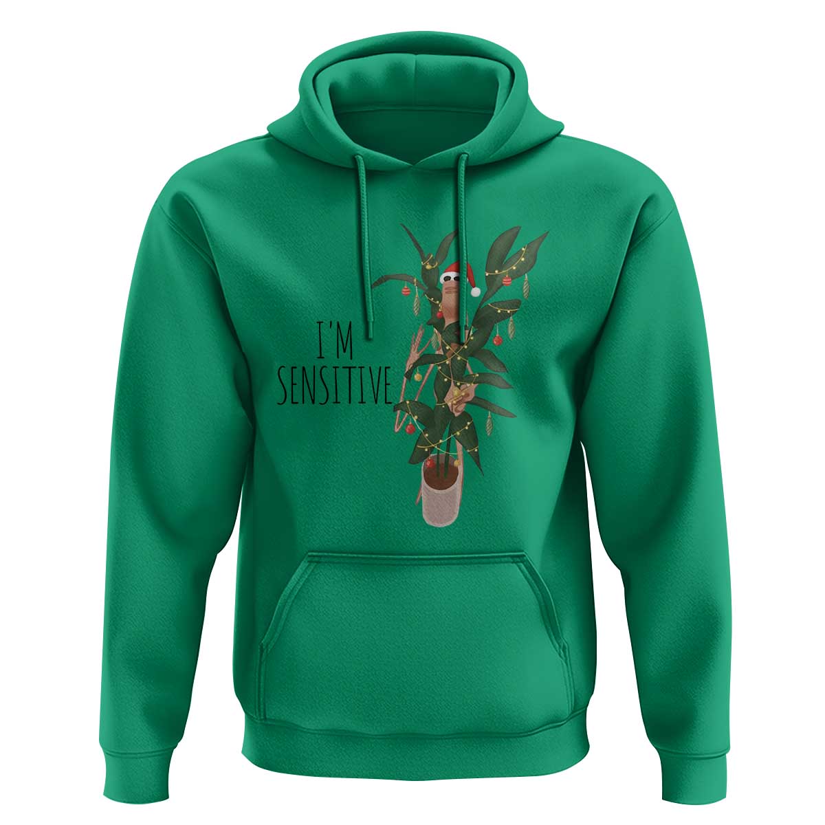 Marcus The Worm Robert Christmas Meme Hoodie I Am Sensitive - Wonder Print Shop