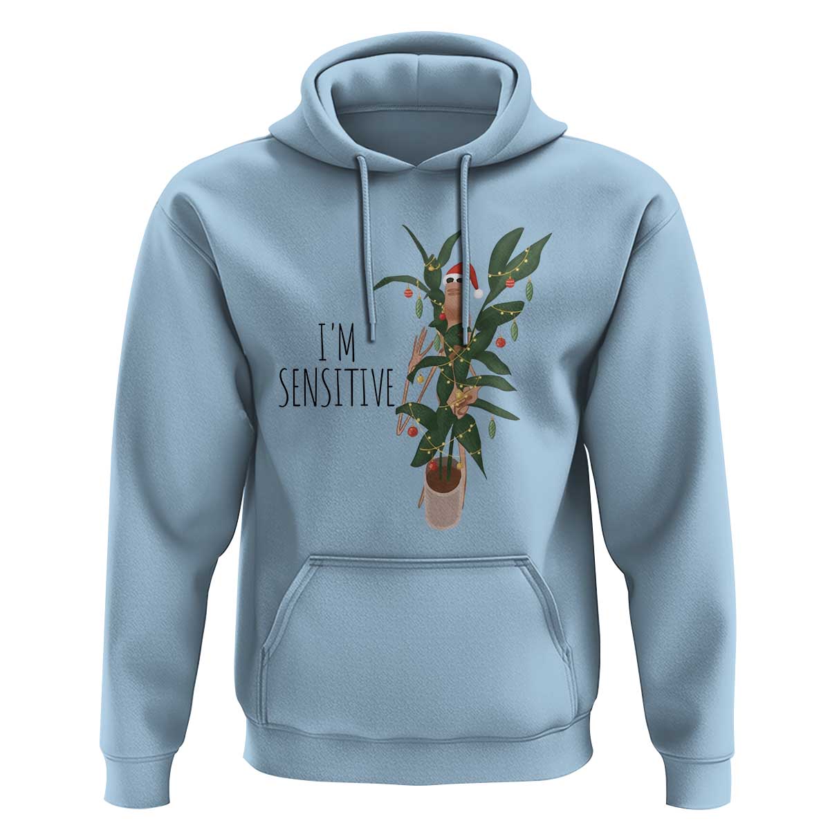 Marcus The Worm Robert Christmas Meme Hoodie I Am Sensitive - Wonder Print Shop