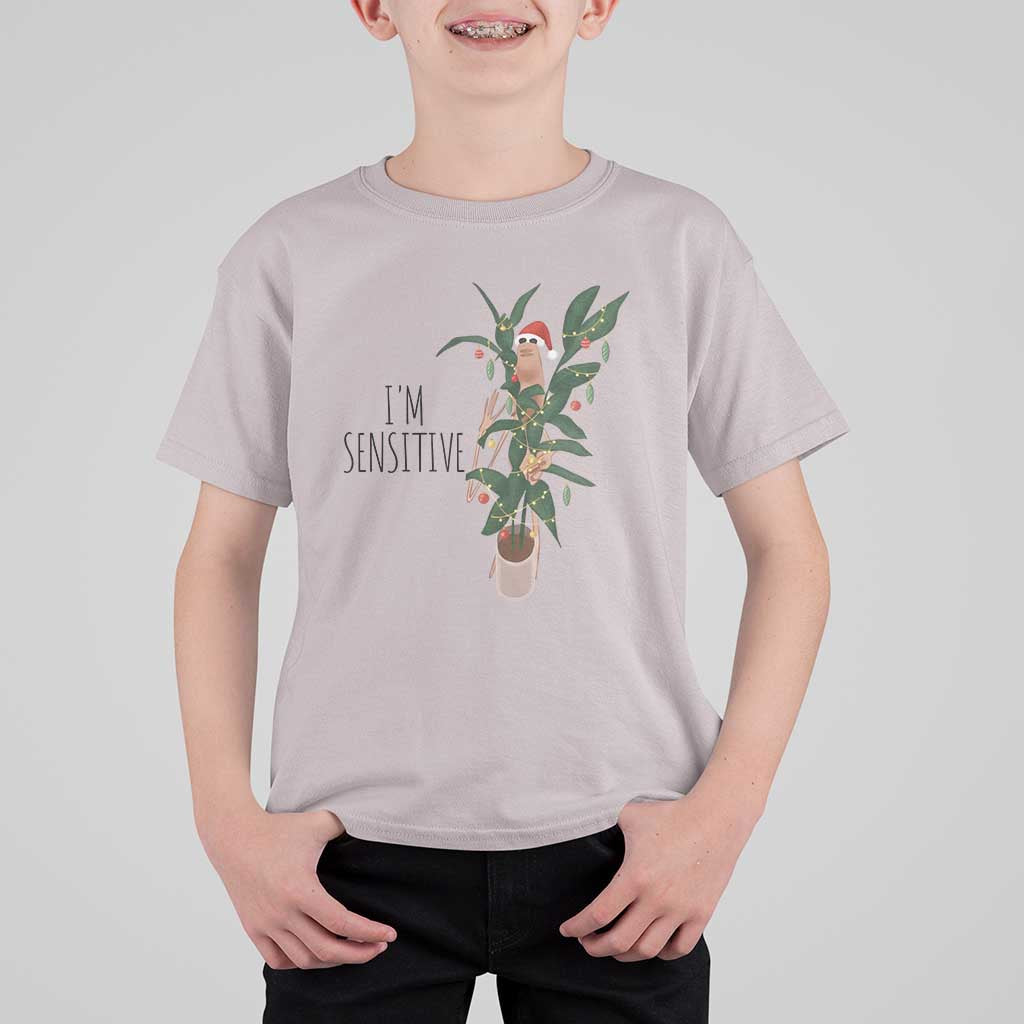 Marcus The Worm Robert Christmas Meme T Shirt For Kid I Am Sensitive - Wonder Print Shop
