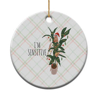 Marcus The Worm Robert Christmas Meme Ceramic Ornament I Am Sensitive - Wonder Print Shop