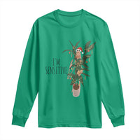 Marcus The Worm Robert Christmas Meme Long Sleeve Shirt I Am Sensitive - Wonder Print Shop