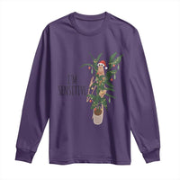Marcus The Worm Robert Christmas Meme Long Sleeve Shirt I Am Sensitive - Wonder Print Shop